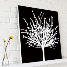 Black and White Lucky Tree Canvas Print Inner Wall Decoration Artwork
